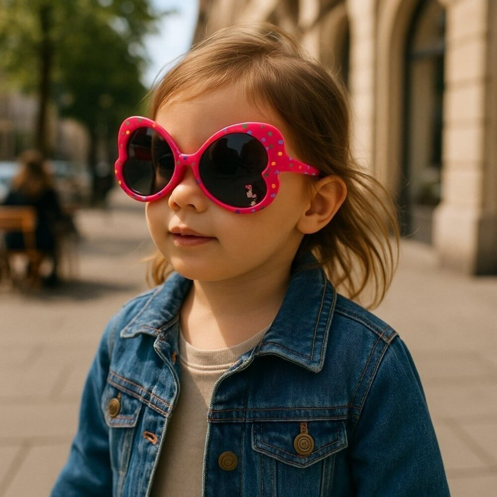 Disney x Foster Grant Girls Butterfly Sunglasses – Pink Frame, Minnie Mouse